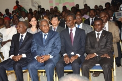 HCRRUN LES MINISTRES A L'OUVERTURE ATELIER NOTSE