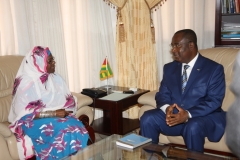 AUDIENCE AVEC LE PM SELOM KLASSOU 21-07-2015 1